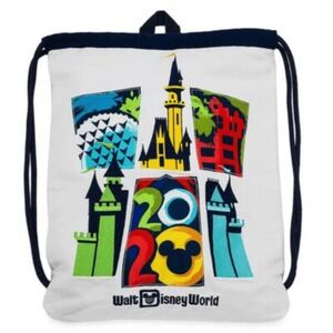 Disney Parks Walt Disney‎ World 2020 Cinch Sack Tote Backpack